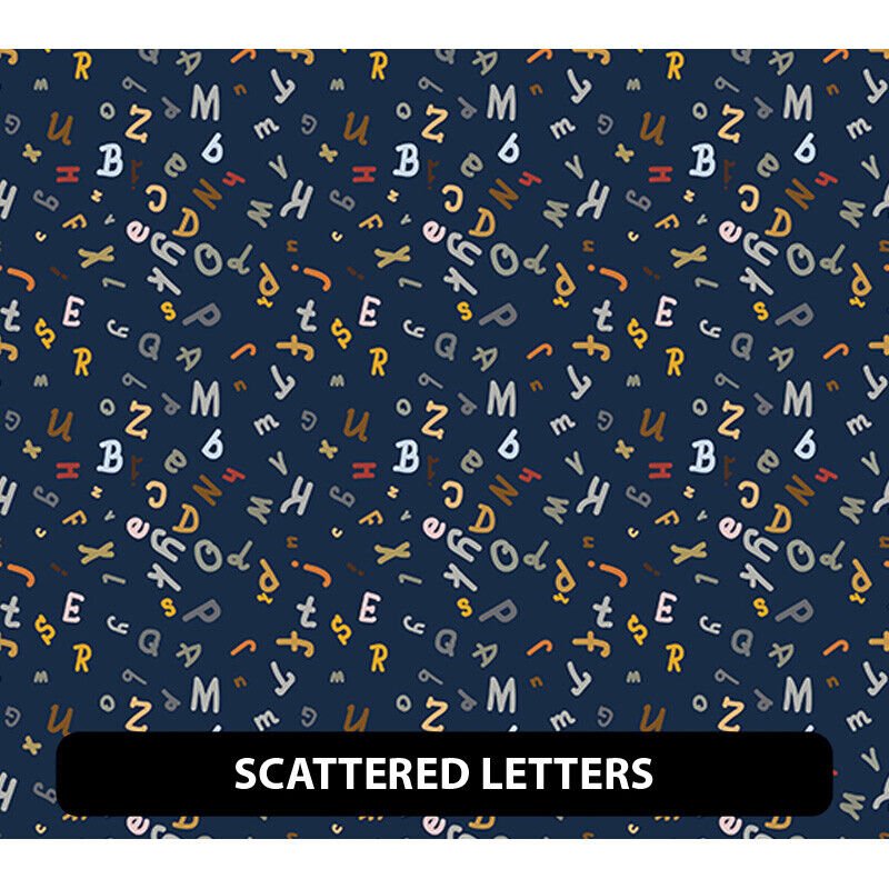 Back to School / Letters Patterned HTV 18.5" ROLL **FREE SHIPPING** - Picture 29 of 33