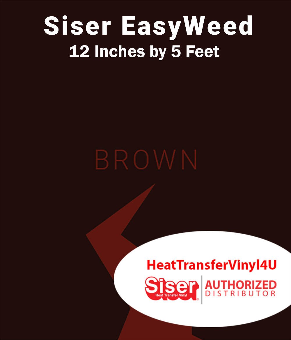 Siser EasyWeed Iron On HTV For T-Shirts 12" by 5 Feet - Mix It Up Available