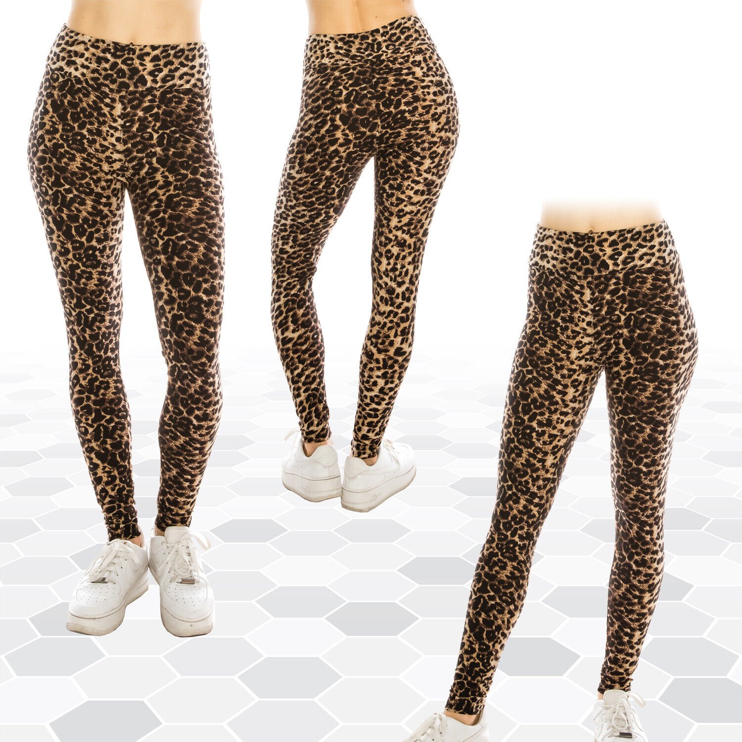 Womens Ultra Soft High Waist Yoga Leggings (Patterned and Solid) *FREE SHIPPING* - Picture 40 of 40