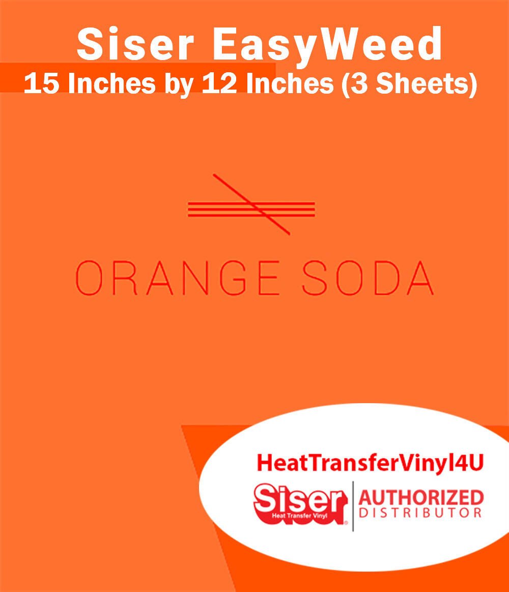 Siser EasyWeed Iron On Heat Transfer Vinyl 15" x 12" (3 Sheets) *Message Colors* - Picture 57 of 80