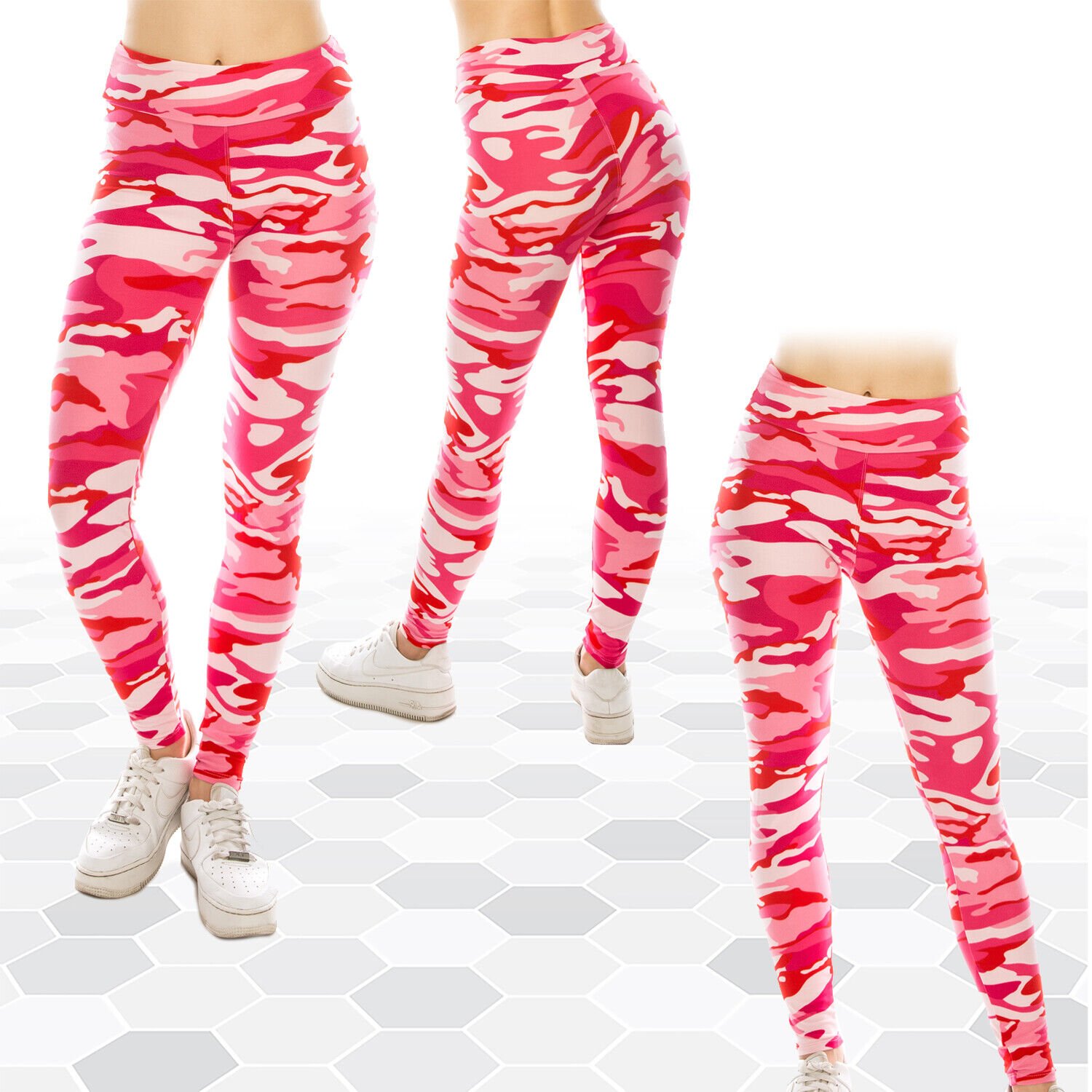 Womens Ultra Soft High Waist Yoga Leggings (Patterned and Solid) *FREE SHIPPING* - Picture 32 of 40