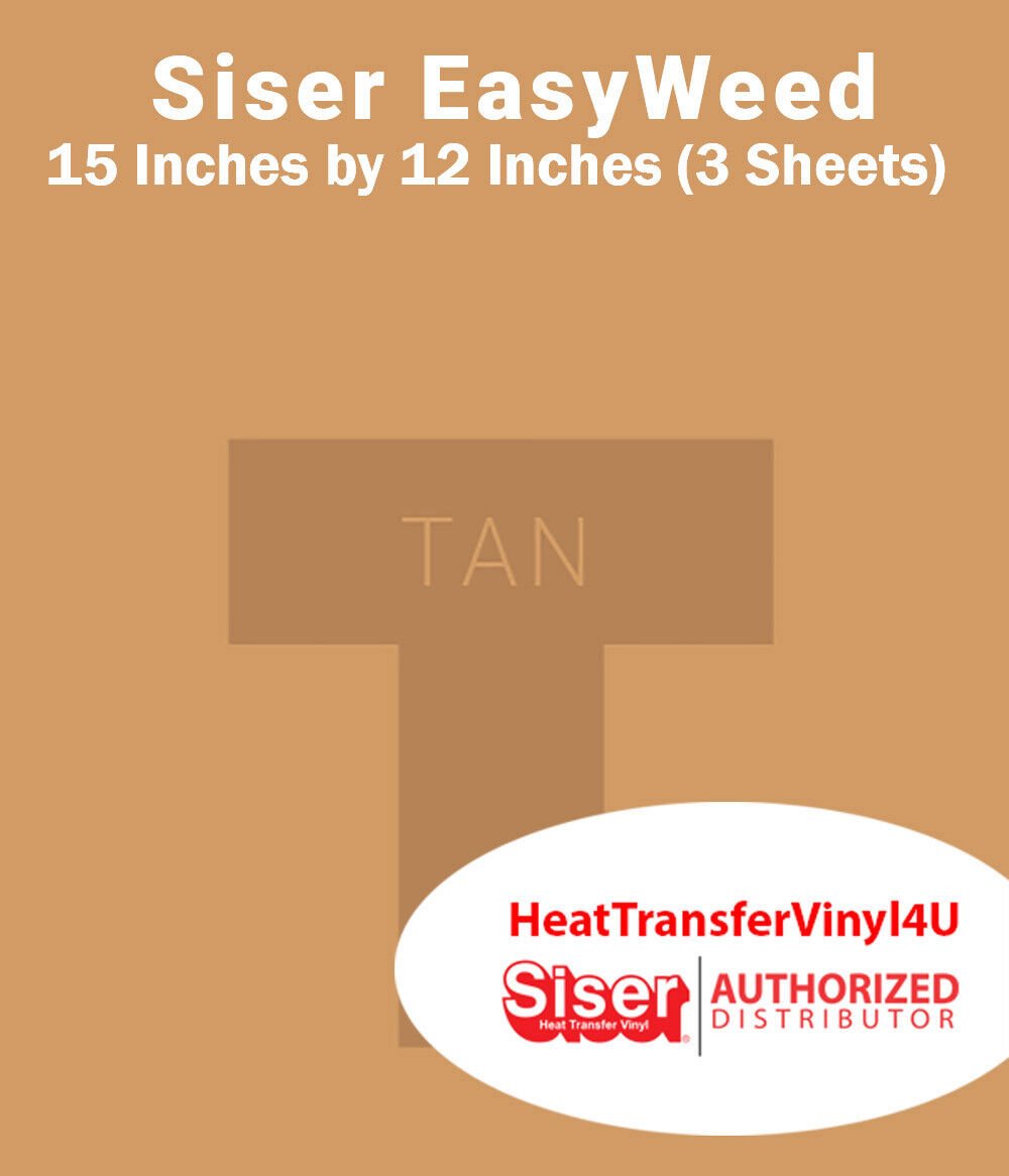 Siser EasyWeed Iron On Heat Transfer Vinyl 15" x 12" (3 Sheets) *Message Colors* - Picture 73 of 80