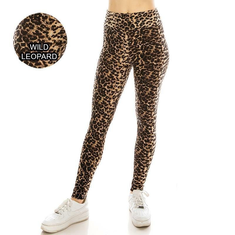 Womens Ultra Soft High Waist Yoga Leggings (Patterned and Solid) *FREE SHIPPING* - Picture 39 of 40