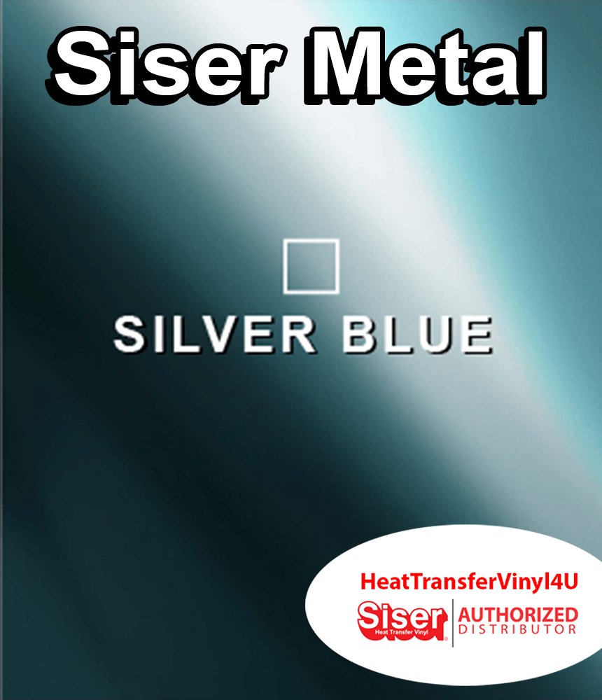 Siser Metal Iron On Heat Transfer Vinyl For T-Shirts 20" x 12" SHEET