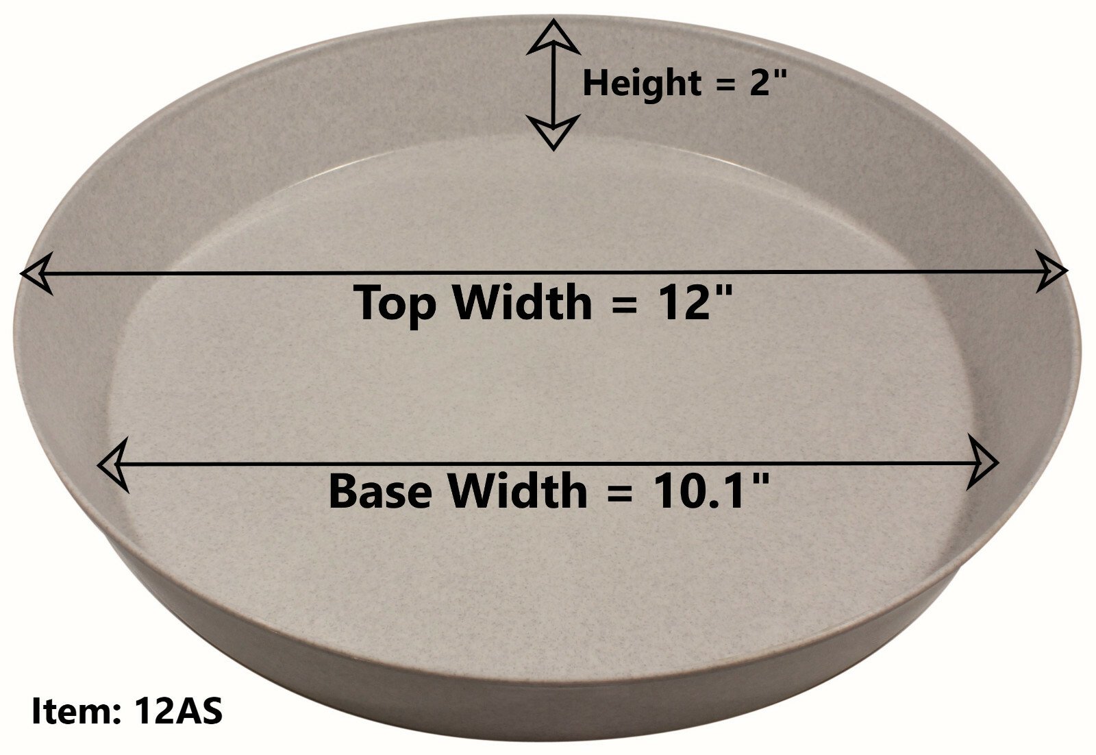 Austin Planter Plant Saucers - Heavy Duty Indoor/Outdoor Plant Saucer - USA Made - Picture 20 of 24