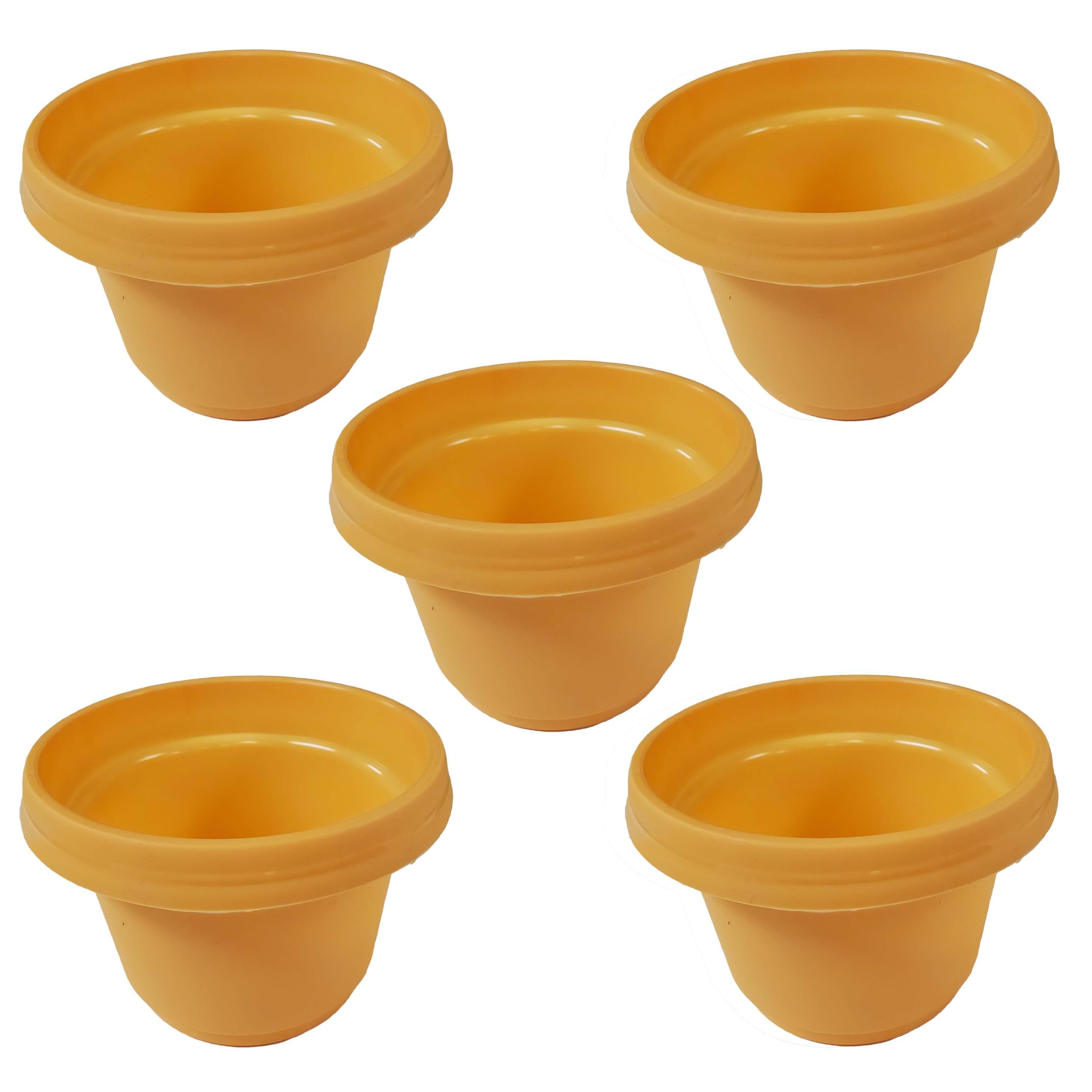 Austin Planter Single Pot and Saucer 3 sizes, many colors, 5 pack - Picture 27 of 31