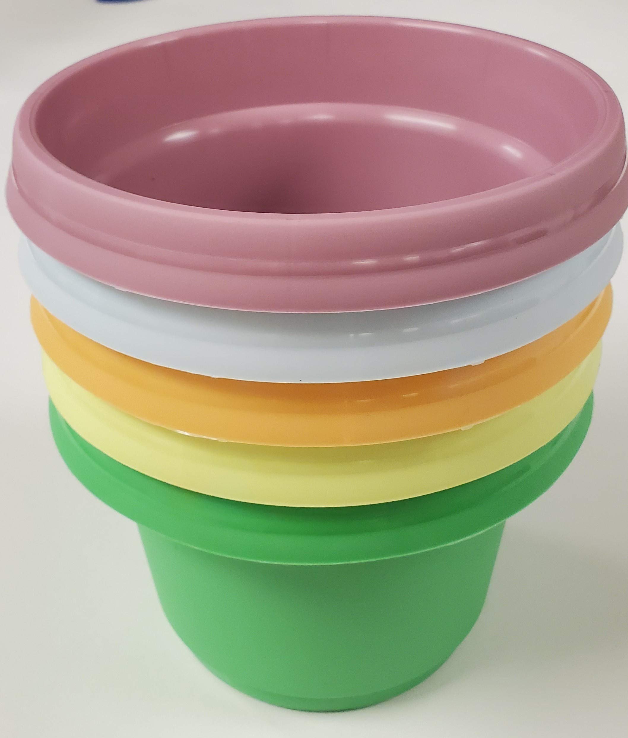 Austin Planter Single Pot and Saucer 3 sizes, many colors, 5 pack - Picture 22 of 31