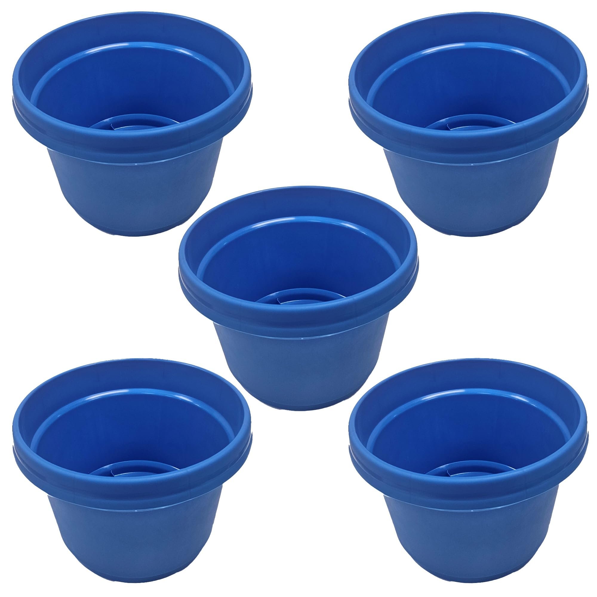 Austin Planter Single Pot and Saucer 3 sizes, many colors, 5 pack - Picture 28 of 31