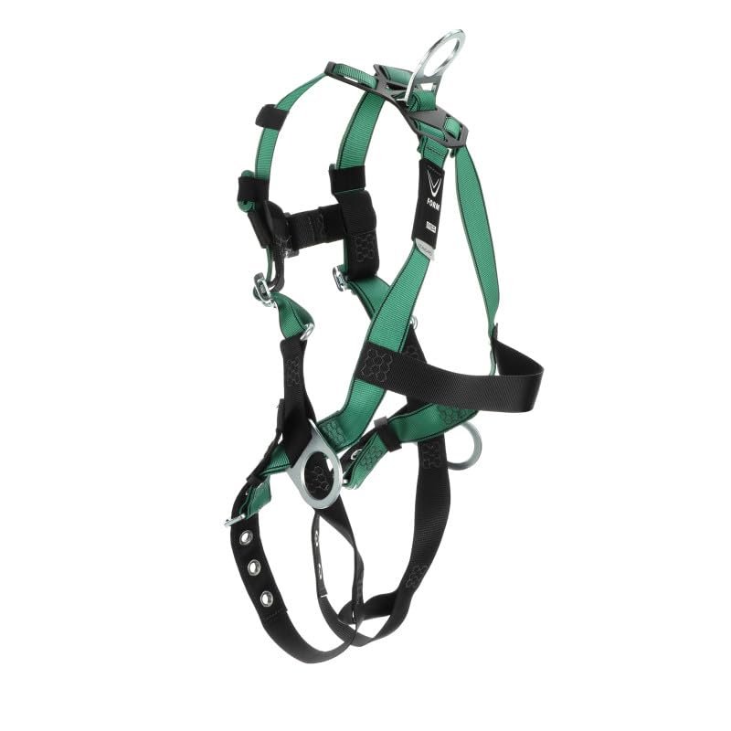 MSA 10197216 V-Form Full Body Safety Harness - Extra Large, D-Ring...