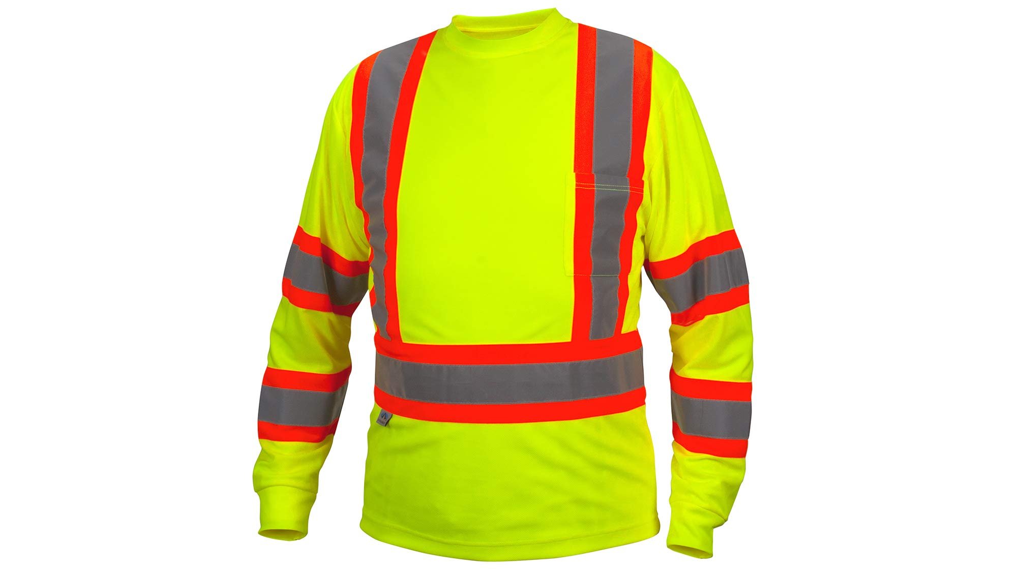 Pyramex Hi-Vis Long Sleeve Moisture Wicking Safety T-Shirt - Bild 6 von 10