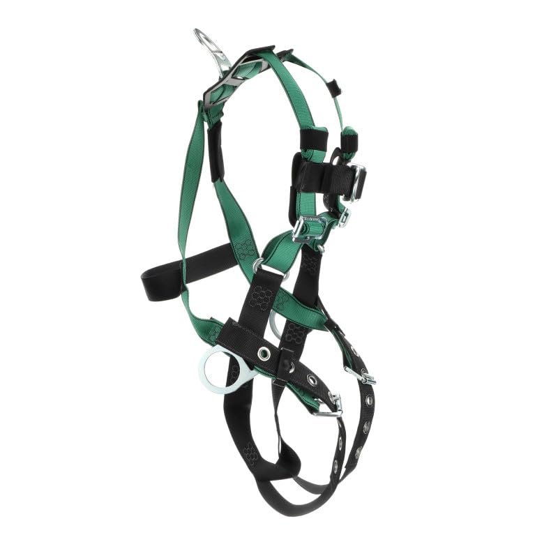 MSA 10197216 V-Form Full Body Safety Harness - Extra Large, D-Ring...