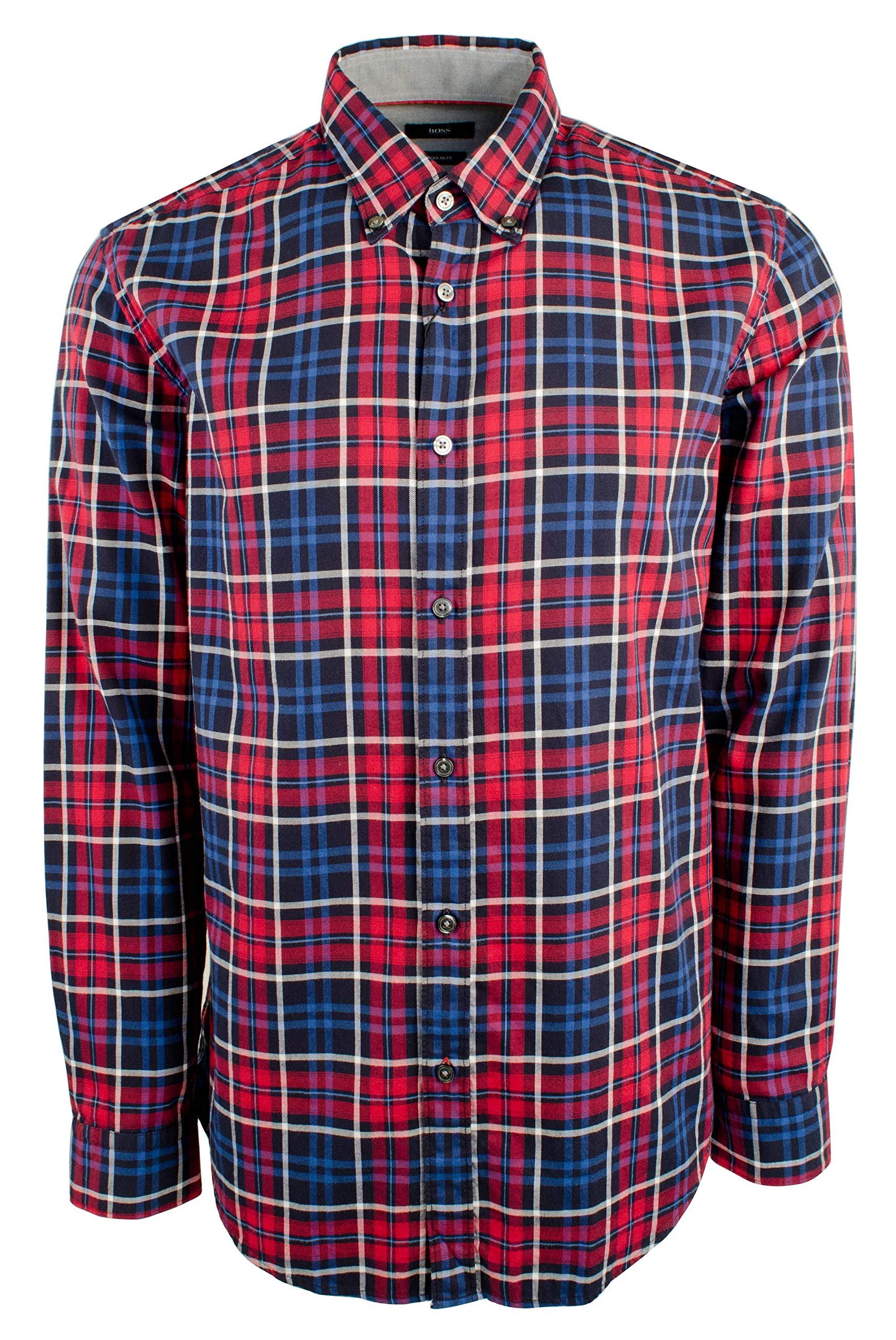 Hugo Boss Men's Regular/Classic Fit Cotton Casual Shirt R XL - Picture 6 of 6