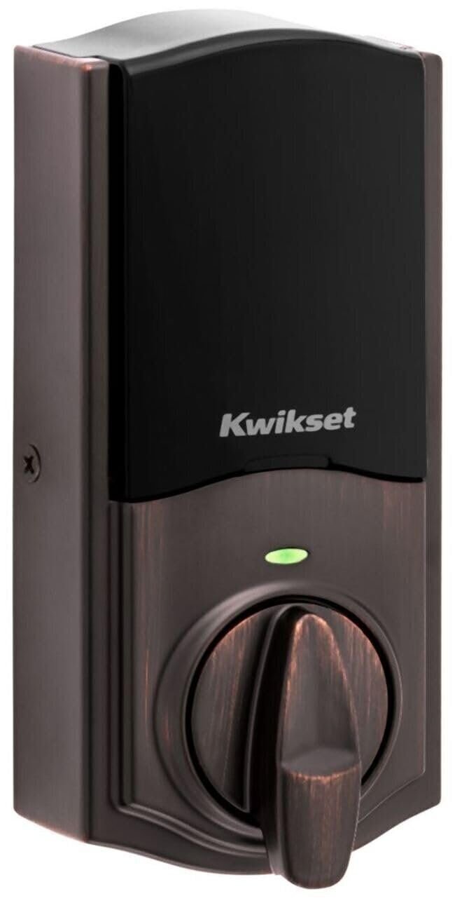 Kwikset 620TRL-ZW SmartCode Traditional Single Cylinder Touchpad Electronic...