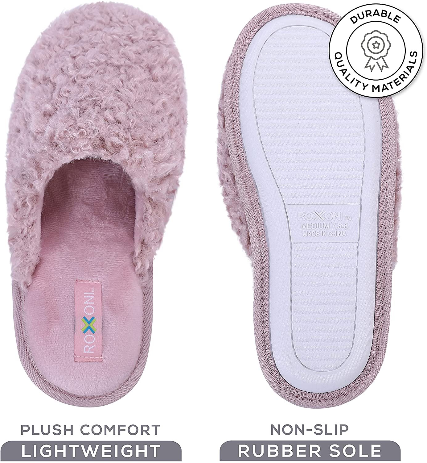 Zapatilla Pupeez Mujer Acogedora Espuma con Memoria, Interior Exterior Suela de Goma - Imagen 24 de 41