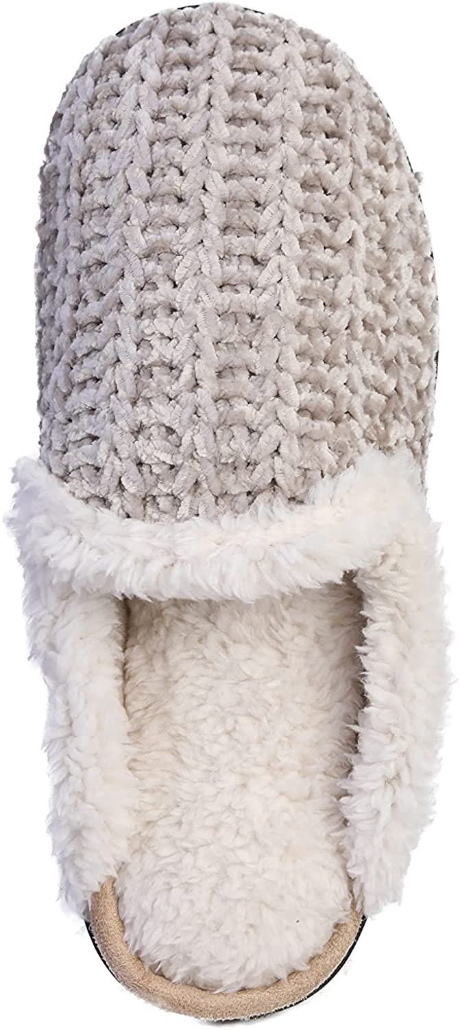 Pupeez Memory Foam Slippers for Women - Fuzzy Cozy Indoor/Outdoor Slides - Picture 23 of 27
