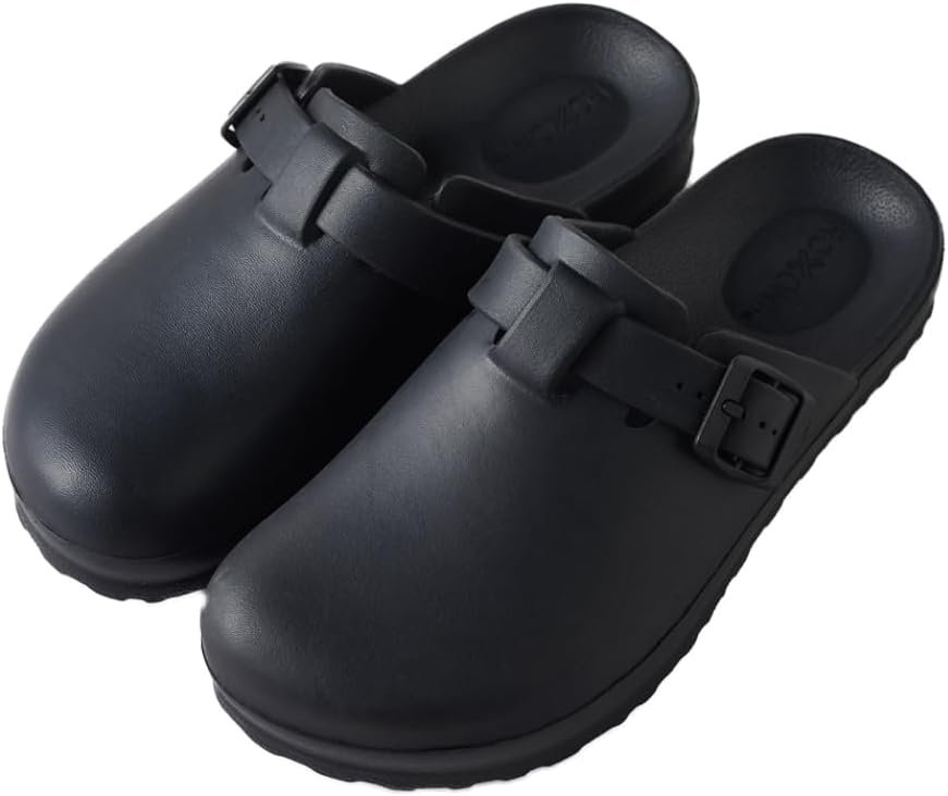 Pupeez Zoccoli Donna con Fibbia Regolabile, Suola Antiscivolo, Mules e Pantofole - Foto 12 di 14