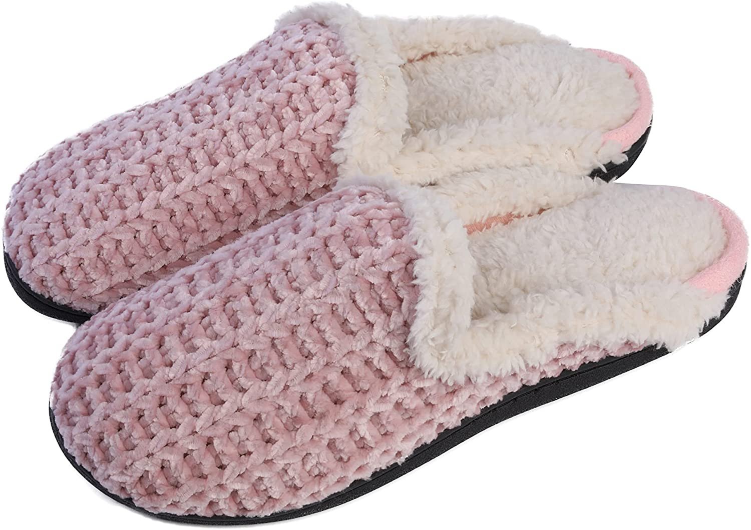Pupeez Memory Foam Slippers for Women - Fuzzy Cozy Indoor/Outdoor Slides - Picture 16 of 27