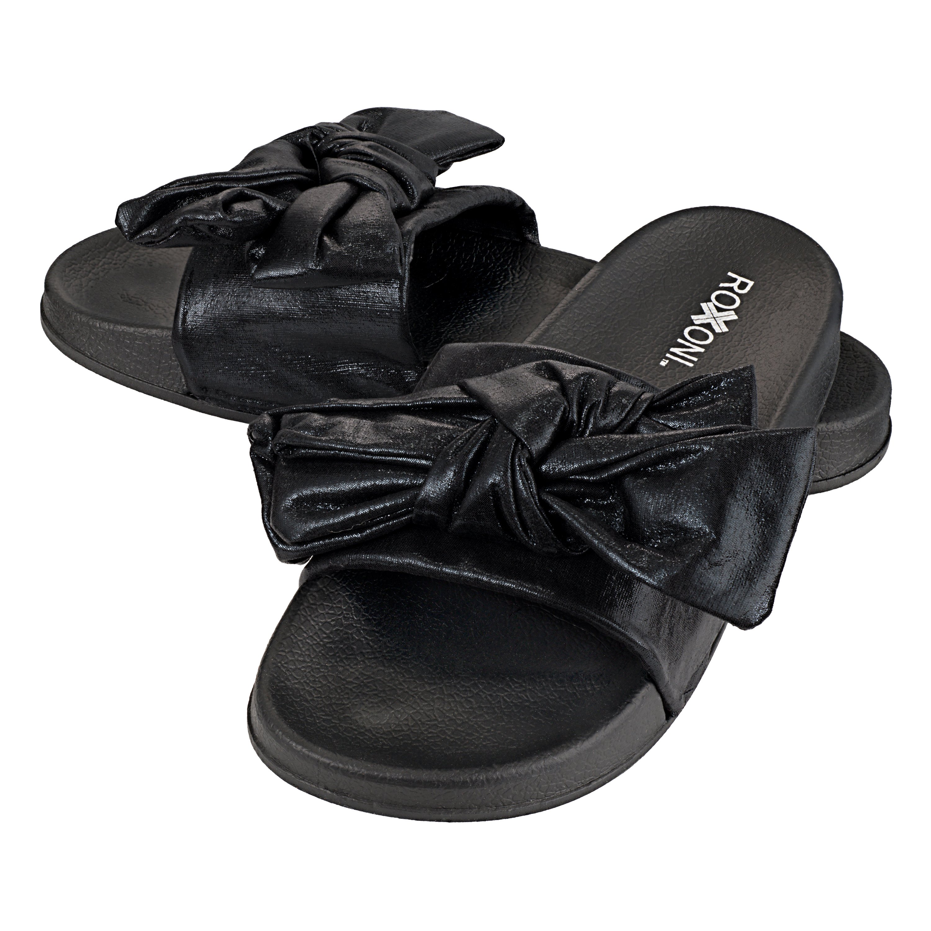 open toe slide sandals