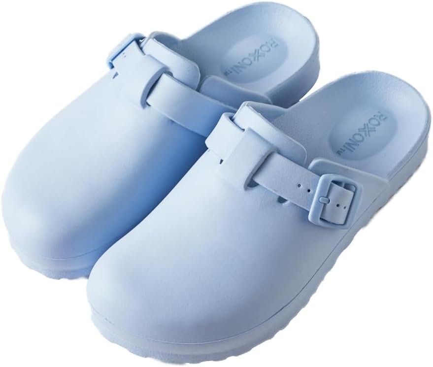 Pupeez Zoccoli Donna con Fibbia Regolabile, Suola Antiscivolo, Mules e Pantofole - Foto 10 di 14