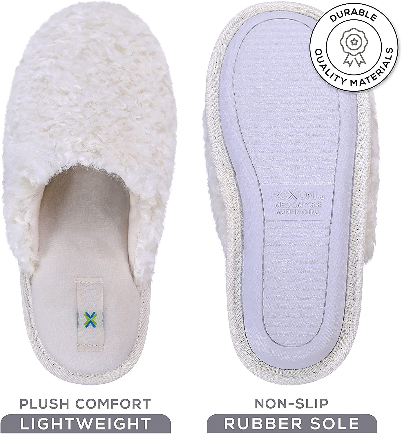 Zapatilla Pupeez Mujer Acogedora Espuma con Memoria, Interior Exterior Suela de Goma - Imagen 34 de 41