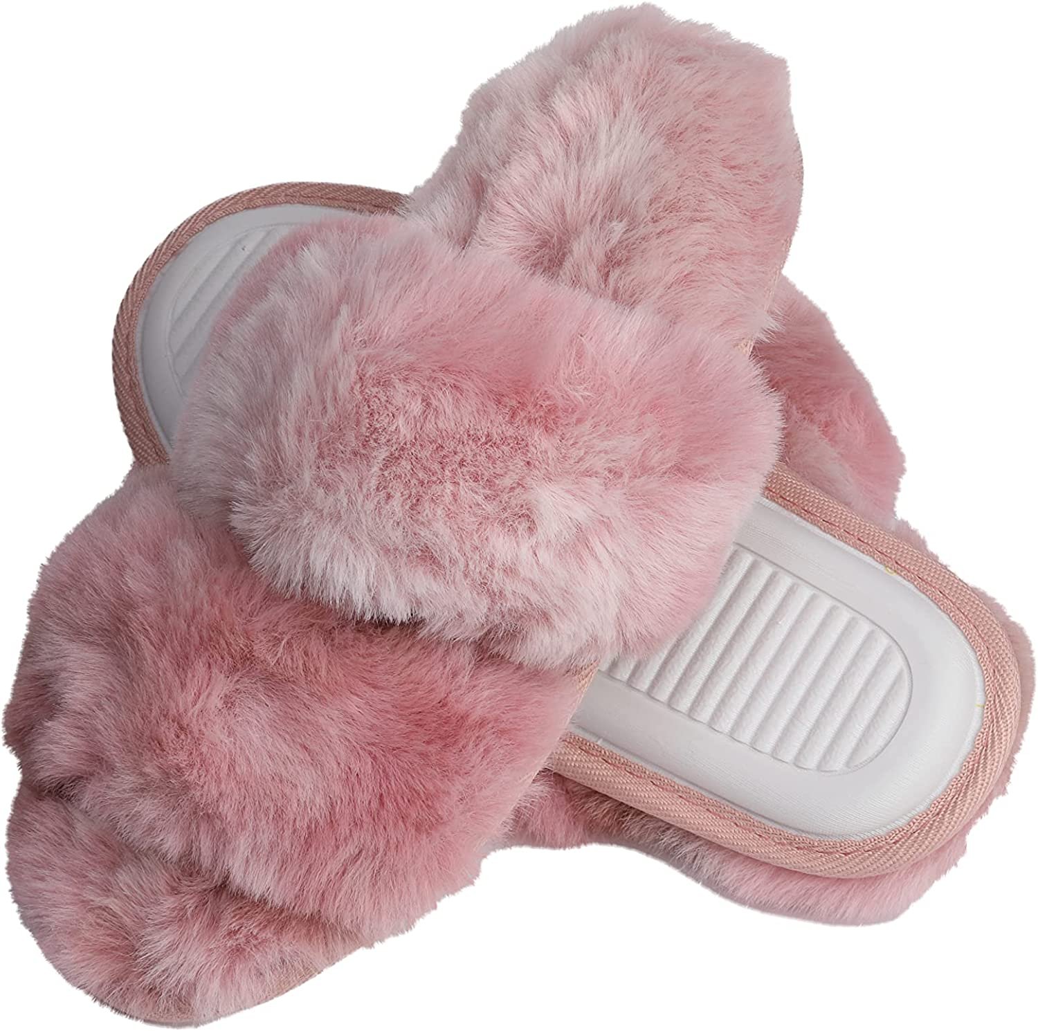Pupeez Faux Fur Tie & Dye Slippers – Stylish & Trendy Slip-ons for Women - Picture 19 of 19
