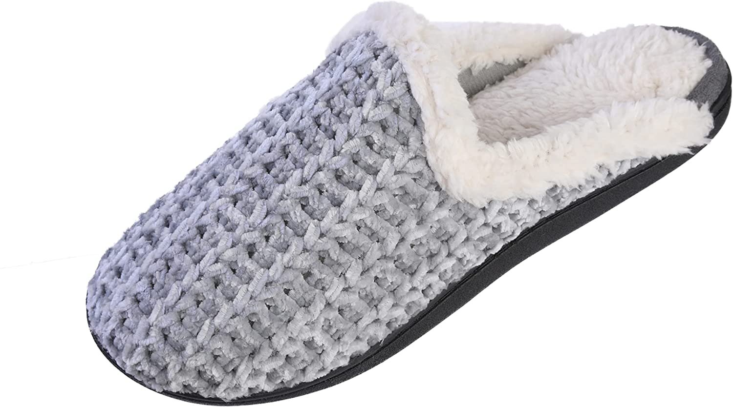Pupeez Memory Foam Slippers for Women - Fuzzy Cozy Indoor/Outdoor Slides - Picture 14 of 27