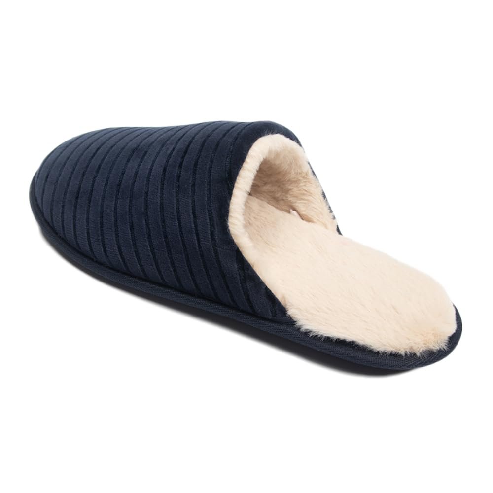 Pupeez Ciabatta Uomo Calda Morbida Slipon Comoda Memory Foam Casa - Foto 17 di 17