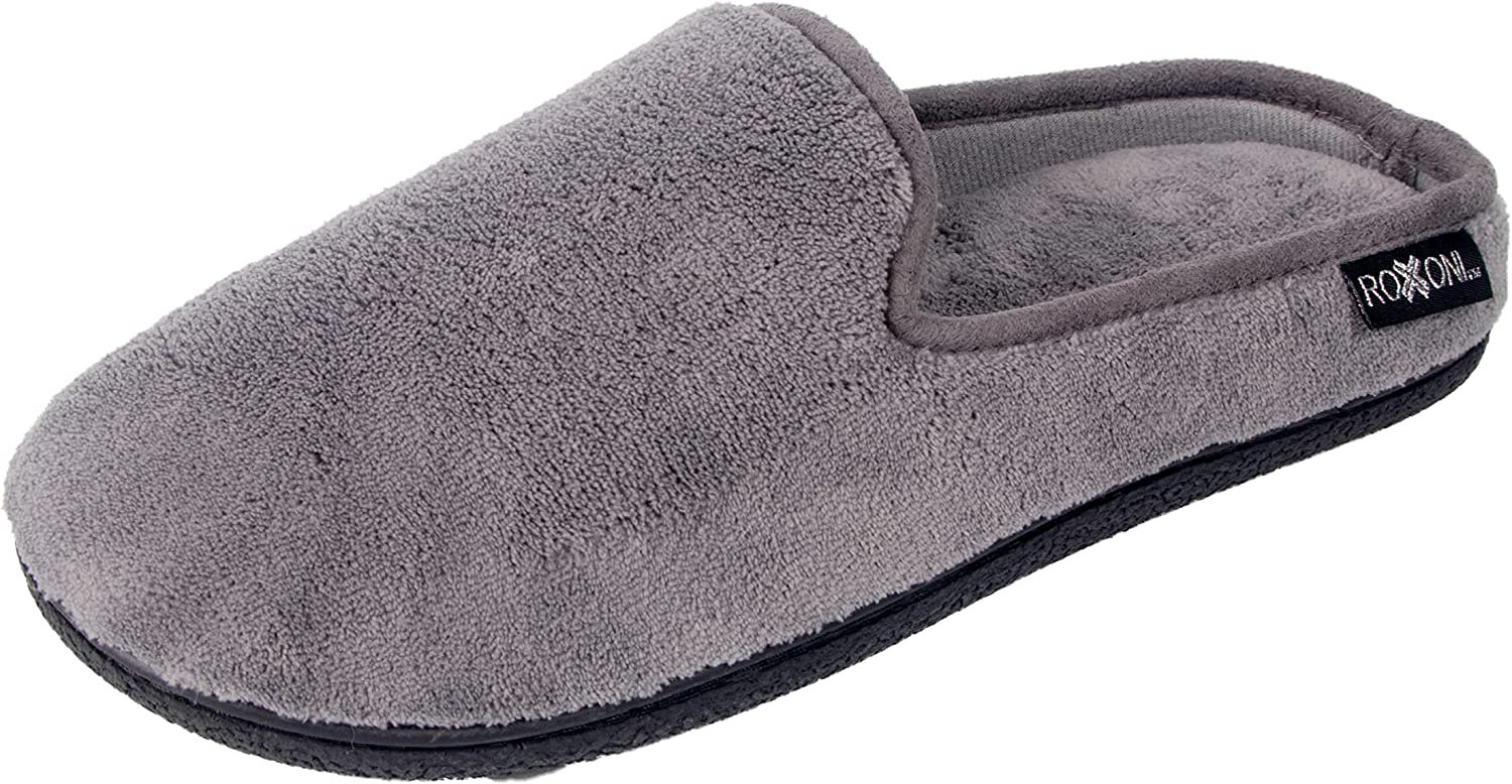 Pupeez Men's Slippers Slip On Terry Clog Comfort House Slipper Indoor/Outdoor - Picture 20 of 22