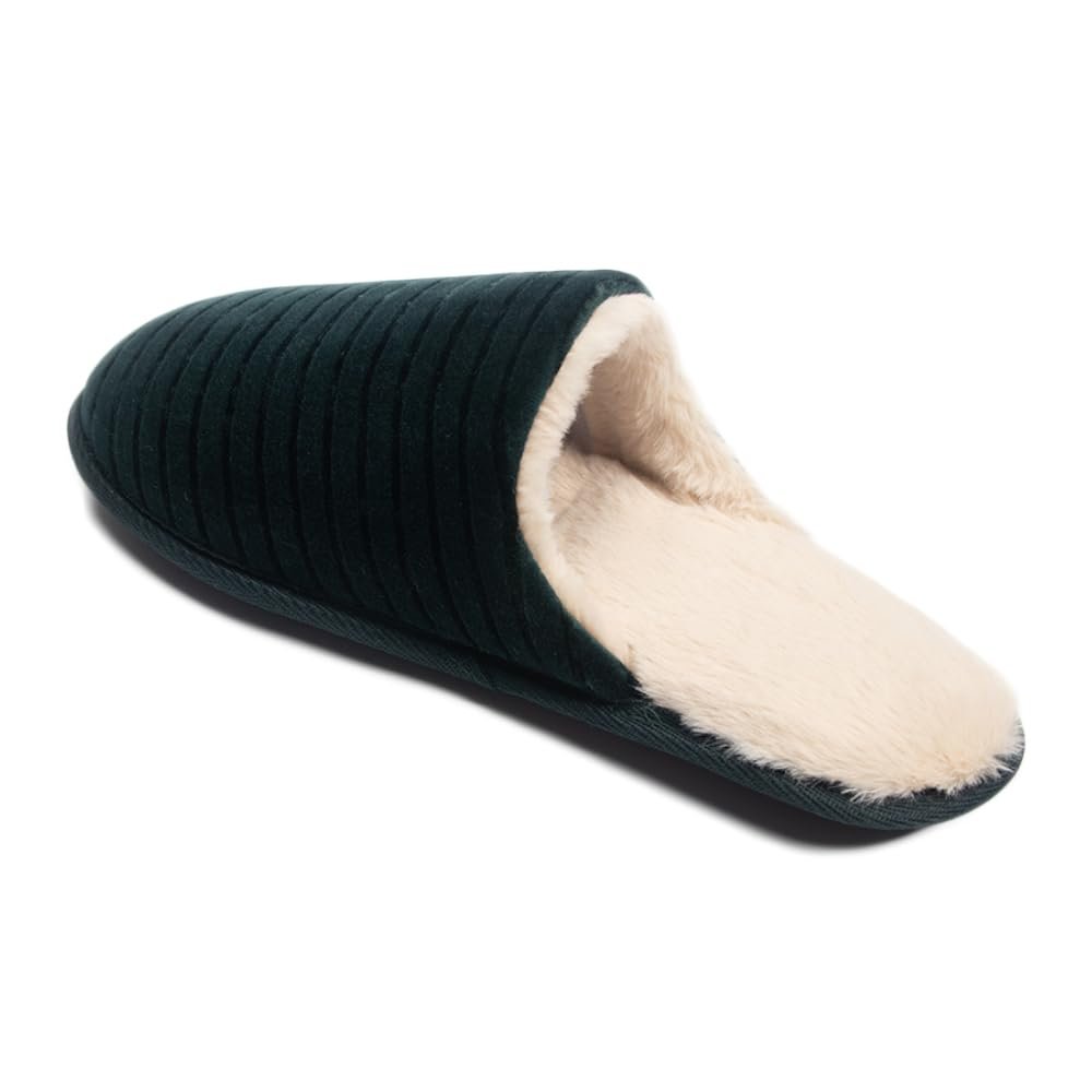 Pupeez Ciabatta Uomo Calda Morbida Slipon Comoda Memory Foam Casa - Foto 13 di 17