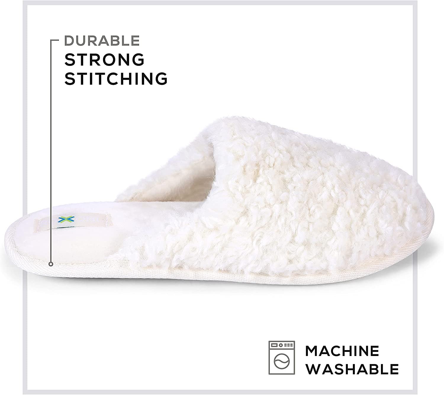 Zapatilla Pupeez Mujer Acogedora Espuma con Memoria, Interior Exterior Suela de Goma - Imagen 35 de 41