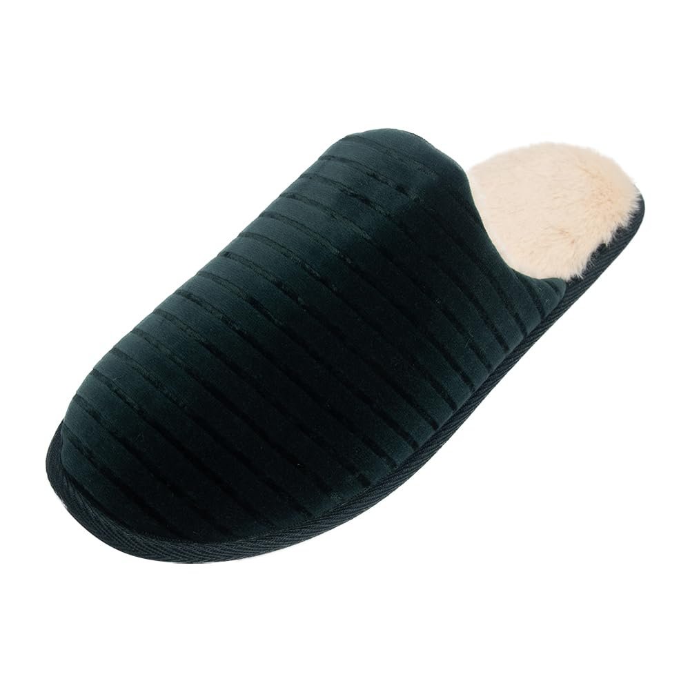 Pupeez Ciabatta Uomo Calda Morbida Slipon Comoda Memory Foam Casa - Foto 12 di 17