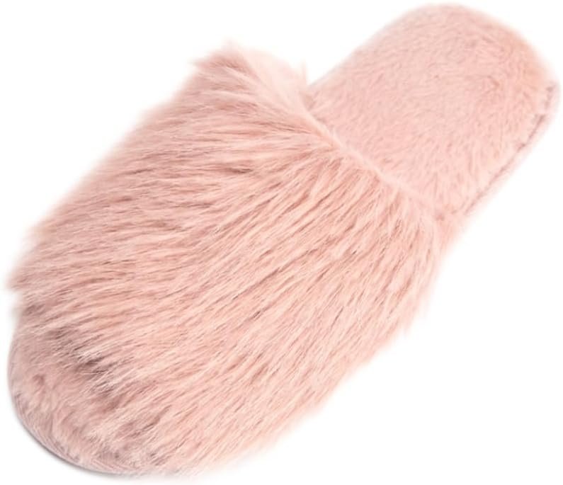 Pupeez Cozy Chic Fuzzy Slippers for Girl's - Fizzy Hair Top with Faux Fur - Picture 18 of 21