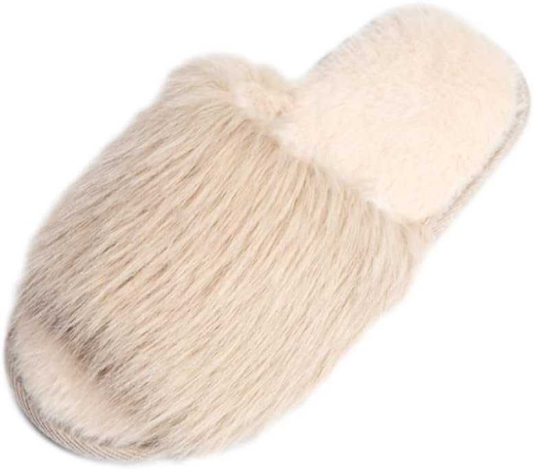Pupeez Cozy Chic Fuzzy Slippers for Girl's - Fizzy Hair Top with Faux Fur - Picture 10 of 21