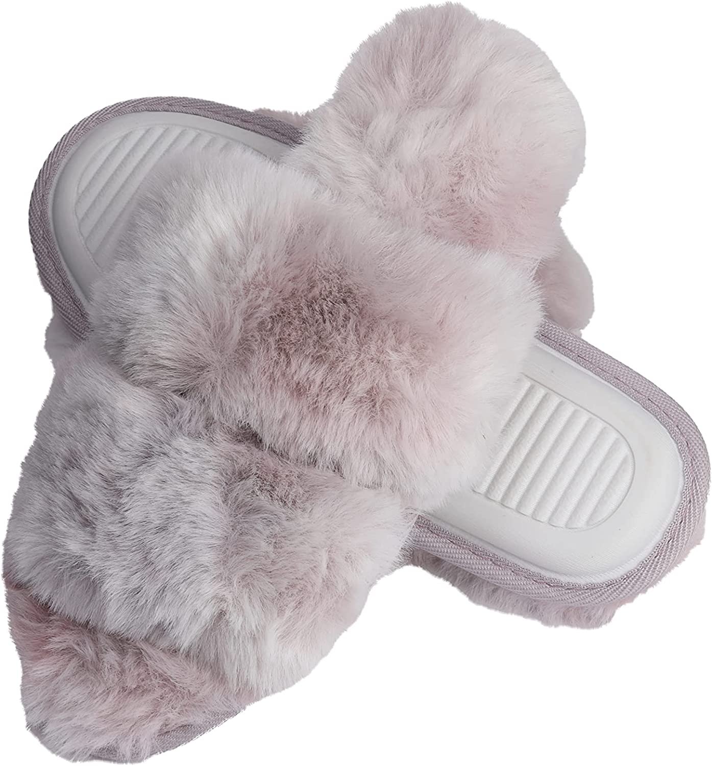 Pupeez Faux Fur Tie & Dye Slippers – Stylish & Trendy Slip-ons for Women - Picture 18 of 19