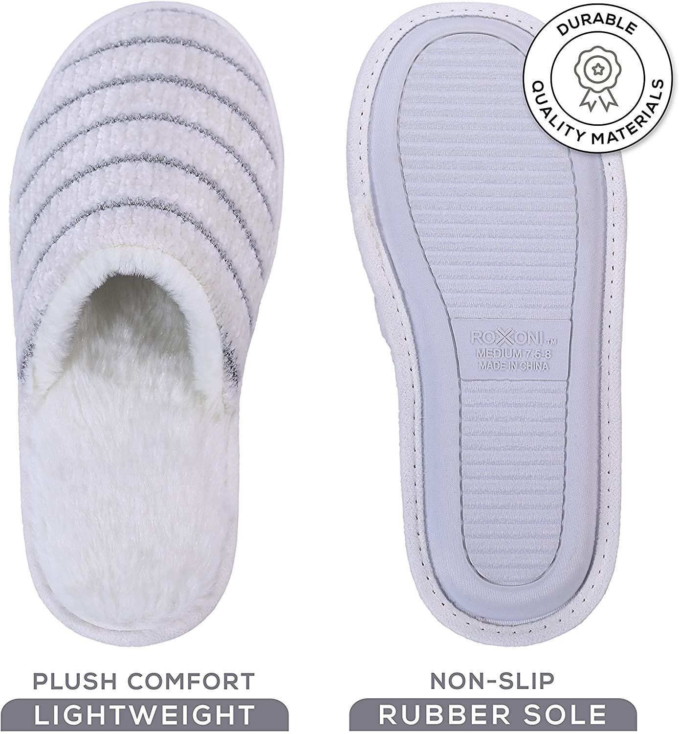 Zapatilla Pupeez Mujer Acogedora Espuma con Memoria, Interior Exterior Suela de Goma - Imagen 39 de 41