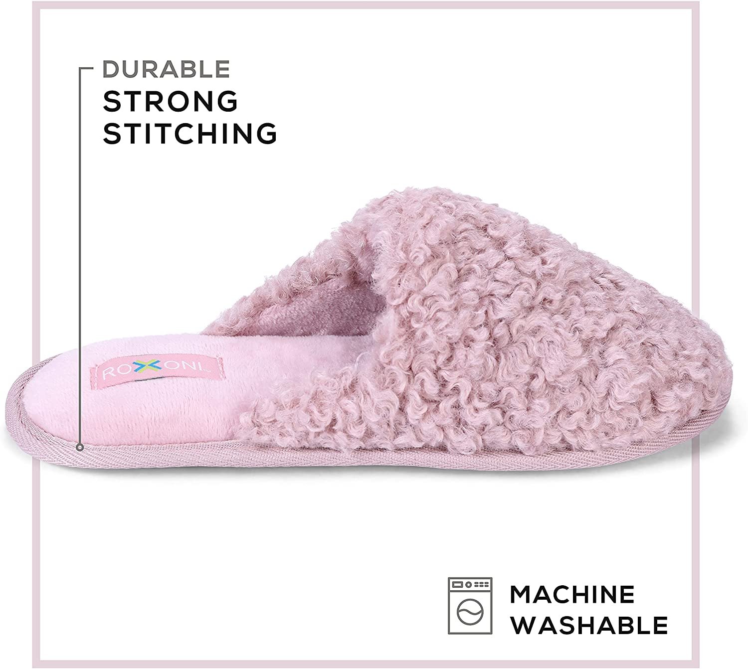 Zapatilla Pupeez Mujer Acogedora Espuma con Memoria, Interior Exterior Suela de Goma - Imagen 25 de 41