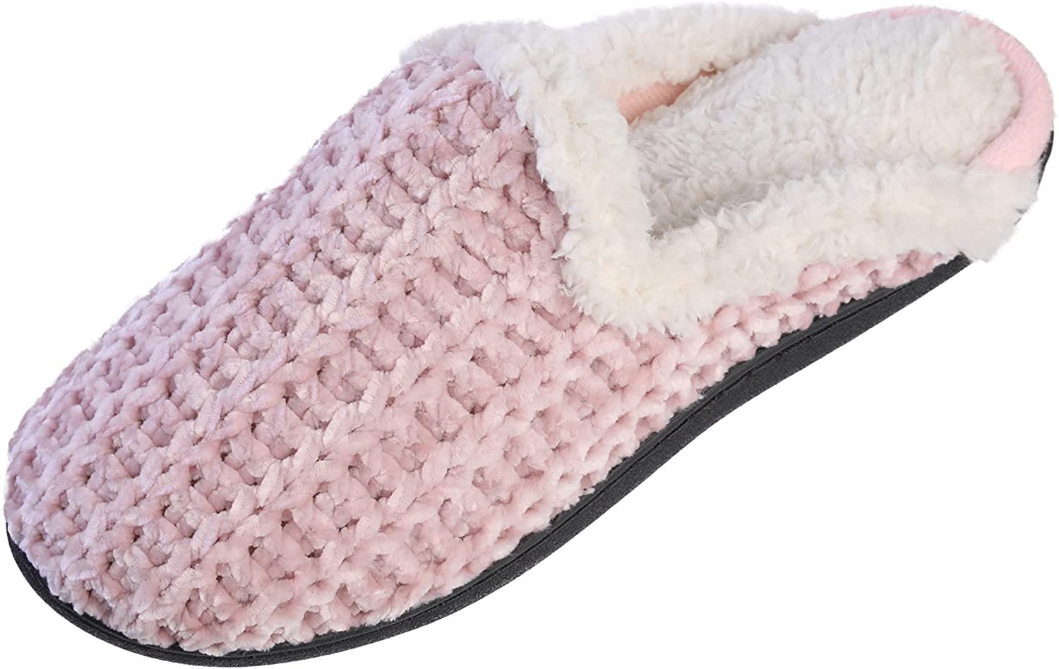 Pupeez Memory Foam Slippers for Women - Fuzzy Cozy Indoor/Outdoor Slides - Picture 19 of 27