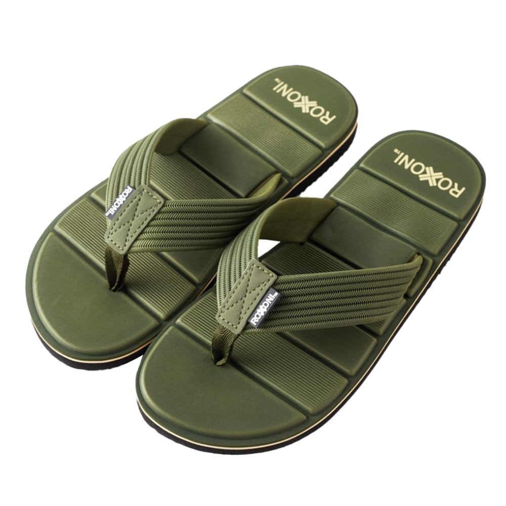 Pupeez Men's Arch Support Thong Flip Flop Sandal - Comfortable and Stylish - Picture 8 of 8