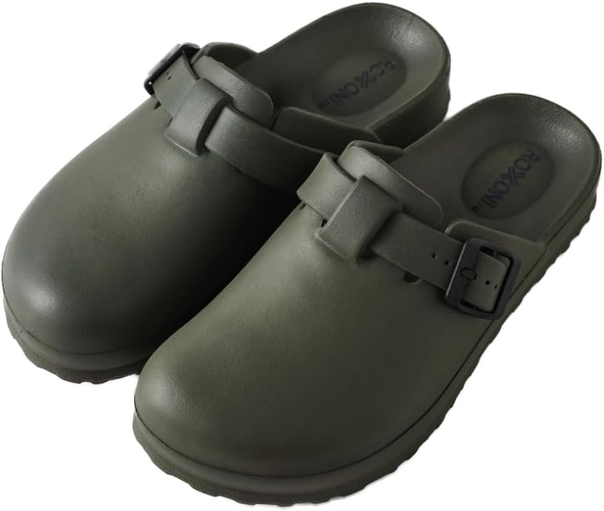 Pupeez Zoccoli Donna con Fibbia Regolabile, Suola Antiscivolo, Mules e Pantofole - Foto 9 di 14