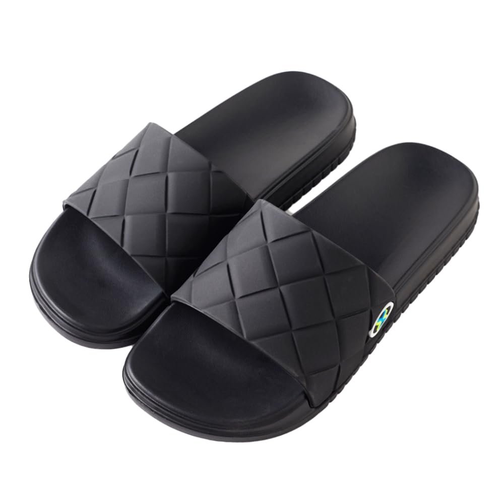 Pupeez Men's Casual Comfort Breathable Denim Open Toe House Sandal Slipper - Picture 10 of 14