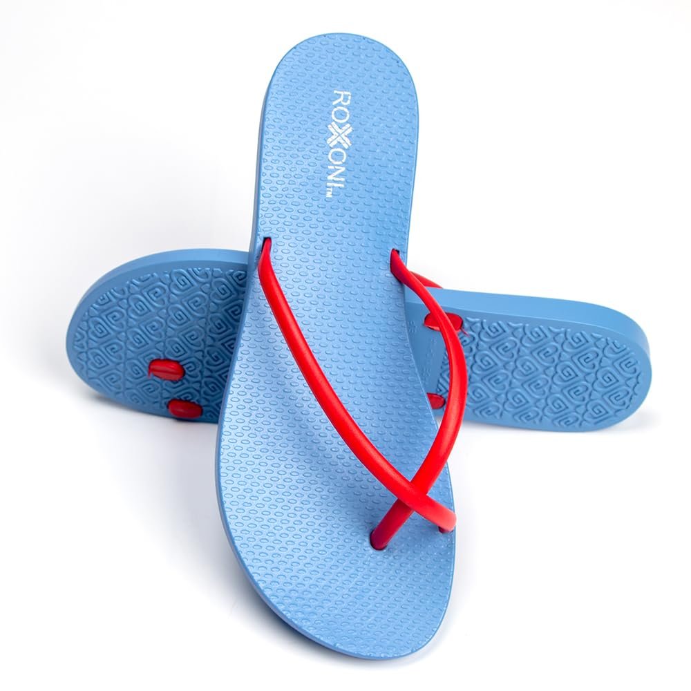 Pupeez Women's Latex Rubber Indoor/Outdoor Summer Slipper - Picture 8 of 11