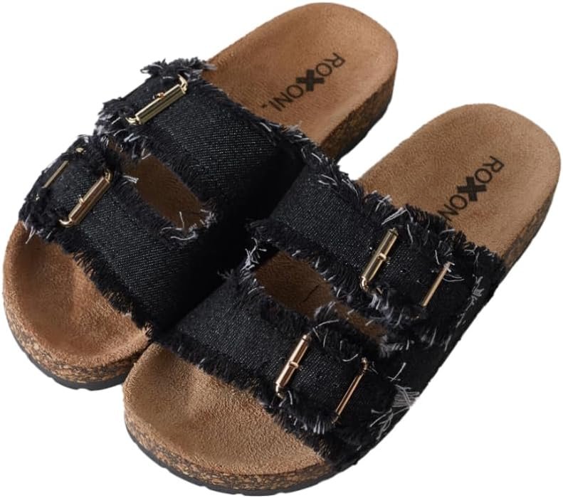 Pupeez Women's Comfort Flat Sandals Double Buckle Adjustable Straps Flat... - Picture 12 of 14