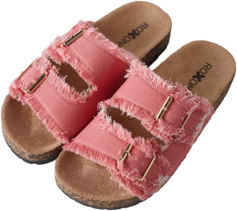 Pupeez Women's Comfort Flat Sandals Double Buckle Adjustable Straps Flat... - Picture 14 of 14