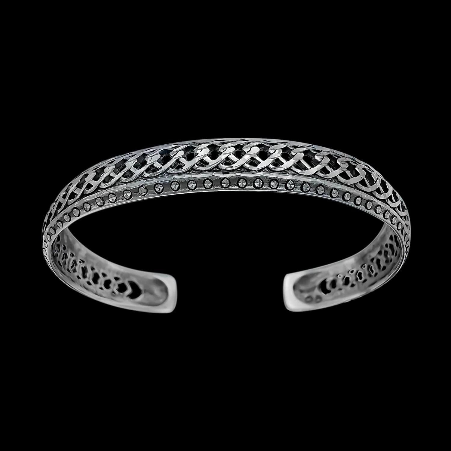 Viking Bracelet Celtic Bracelet 925 Sterling Silver Bracelet Navajo...