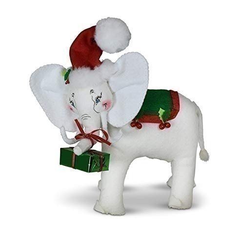 Elefante stravagante natalizio Annalee 9 pollici - Foto 1 di 1