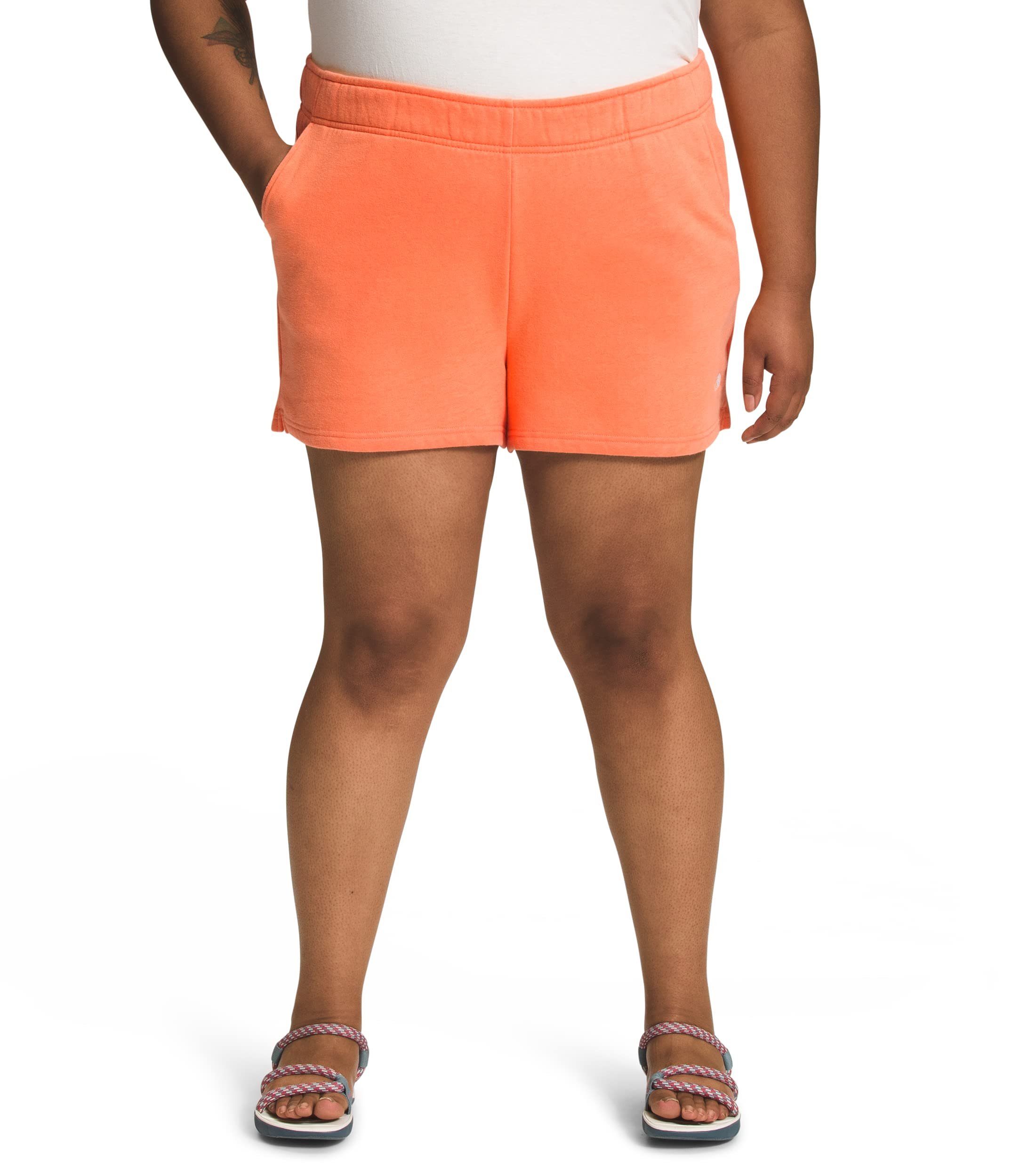 THE NORTH FACE Corto Donna Mezza Cupola Logo Pile (Standard e Taglie Forti),... - Foto 7 di 8