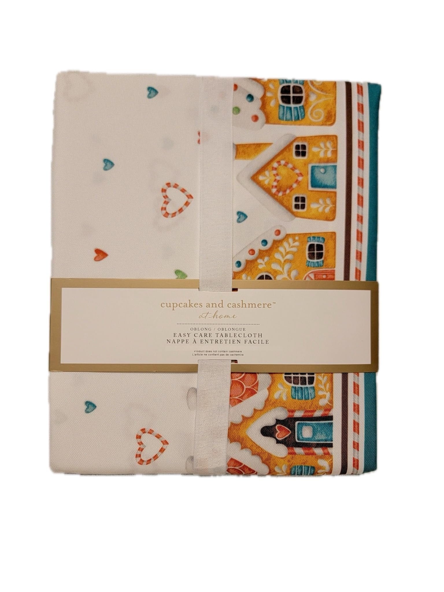 Cupcakes und Kaschmir Weihnachten Winter Tischdecke (Lebkuchenhäuser, 60" x... - Bild 4 von 5