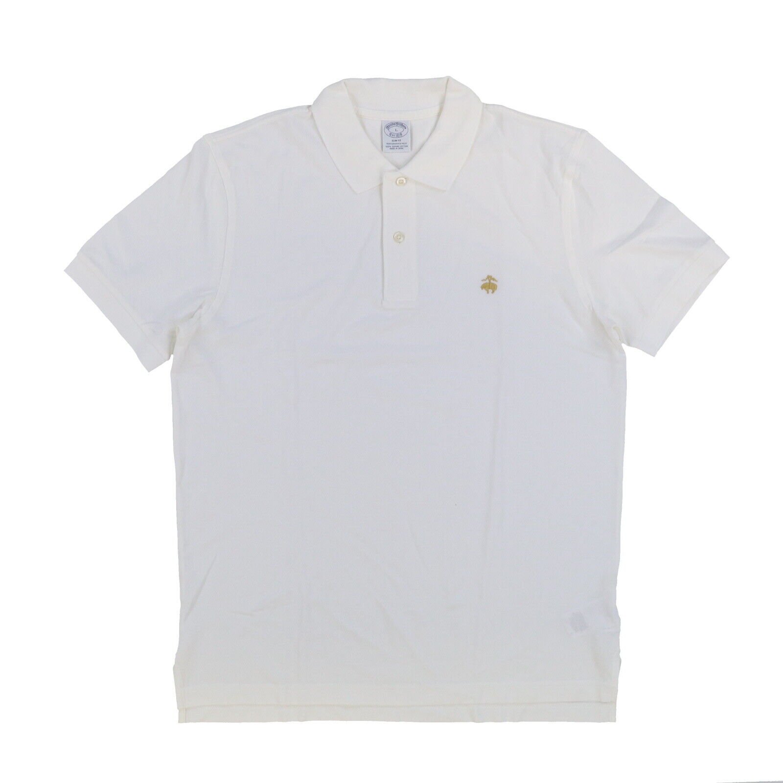 Brooks Brothers Mens Slim Fit Polo Shirt Golden Fleece Logo Performance Mesh New - Picture 12 of 13