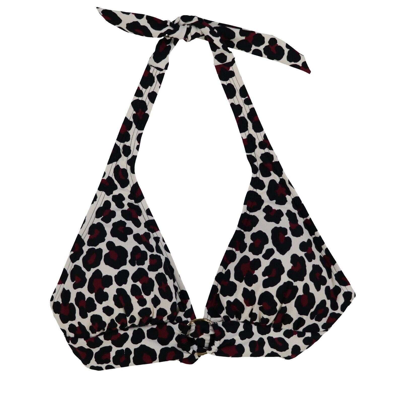 Michael Kors Women's Swim Ring Front Bikini Bathing Suit Top Swimsuit M L Xl New