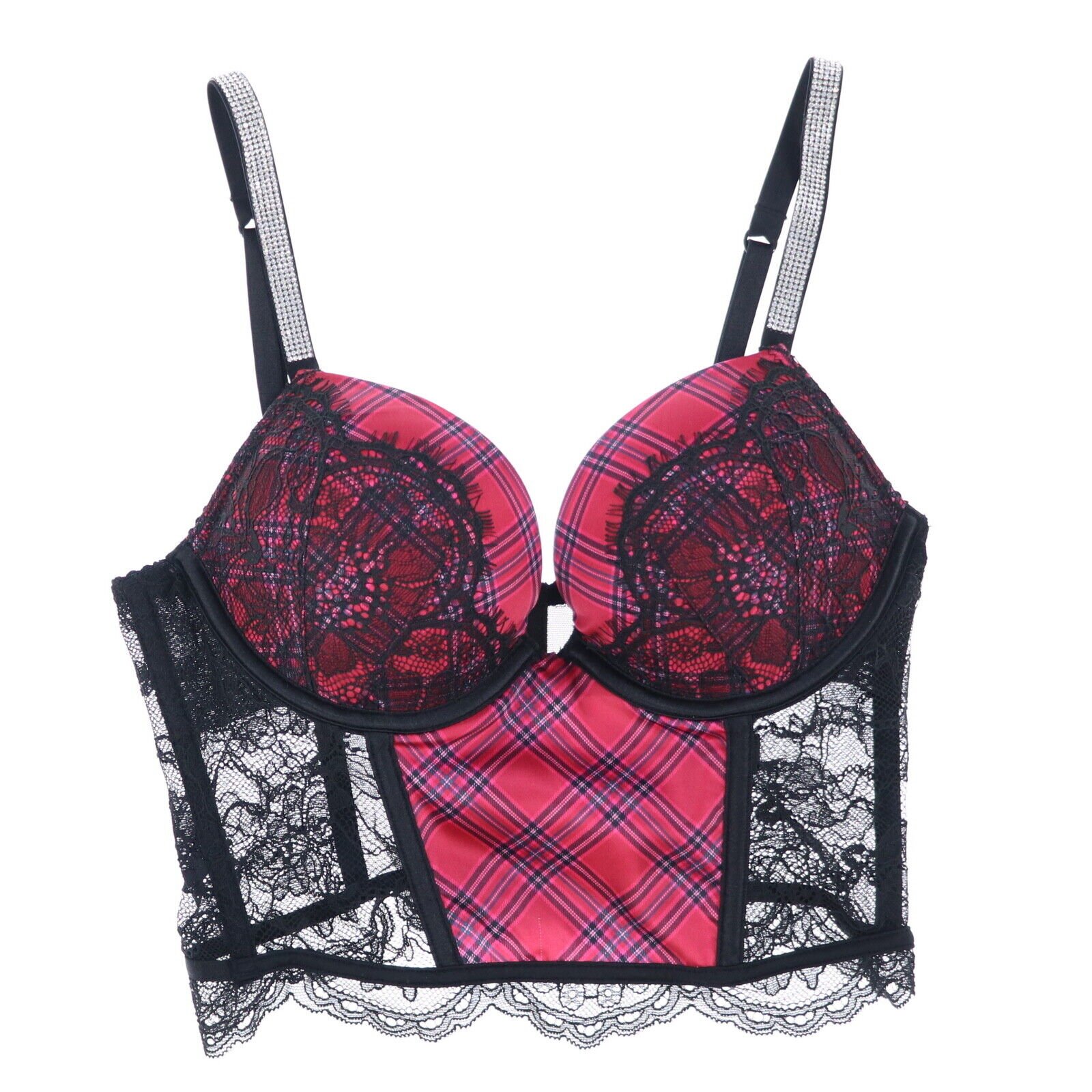 Victoria's Secret Biustonosz Bombshell Wyściełany Dodaj 2 miseczki Rozmiar Push Up Bielizna Sexy Nowy - Zdjęcie 20 z 36